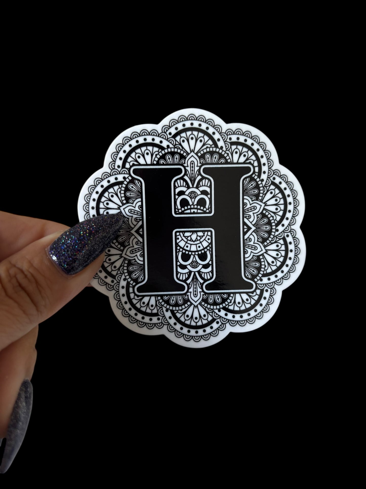 H Vinyl Sticker