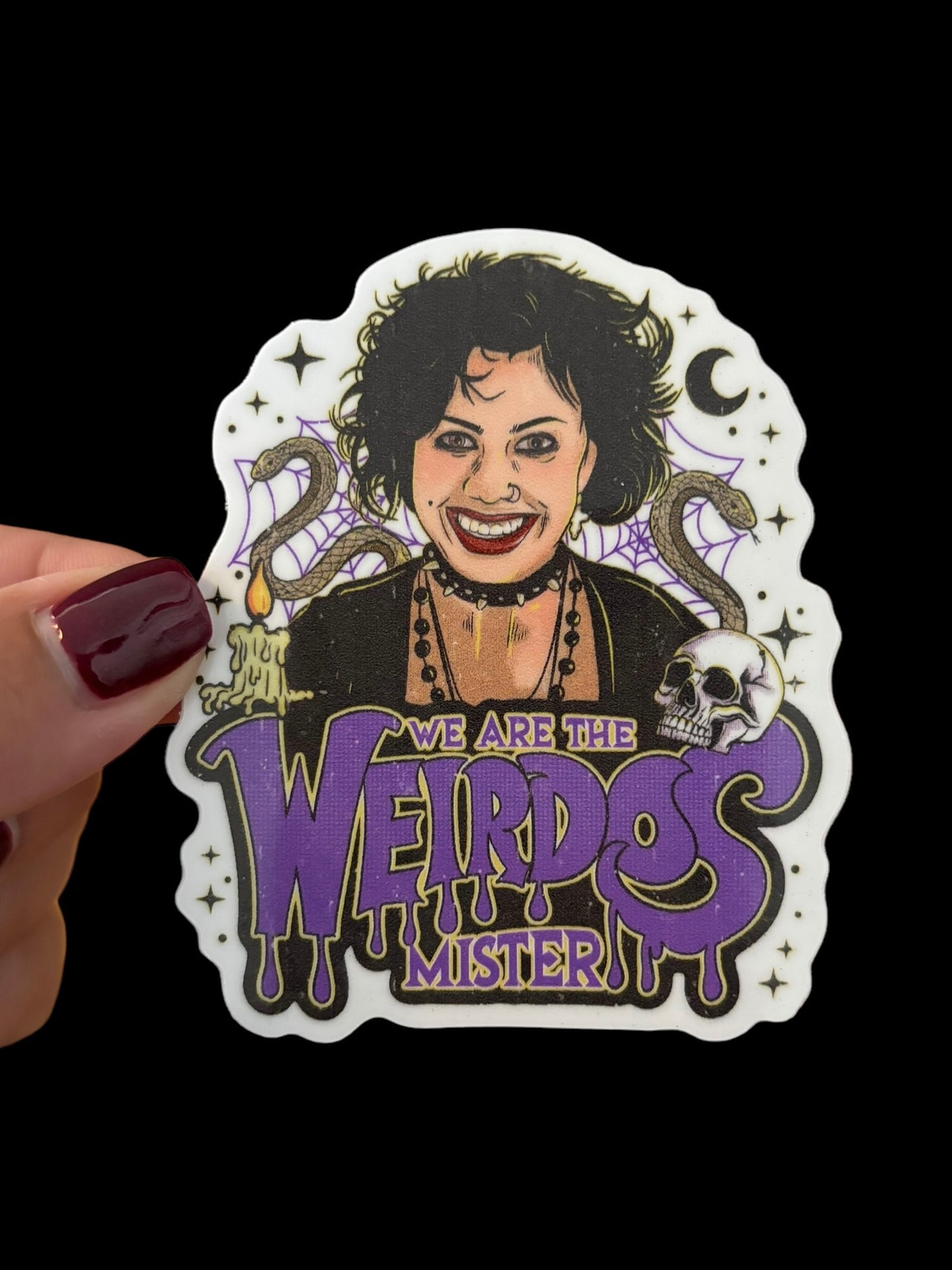 We are the weirdos mister Sticker
