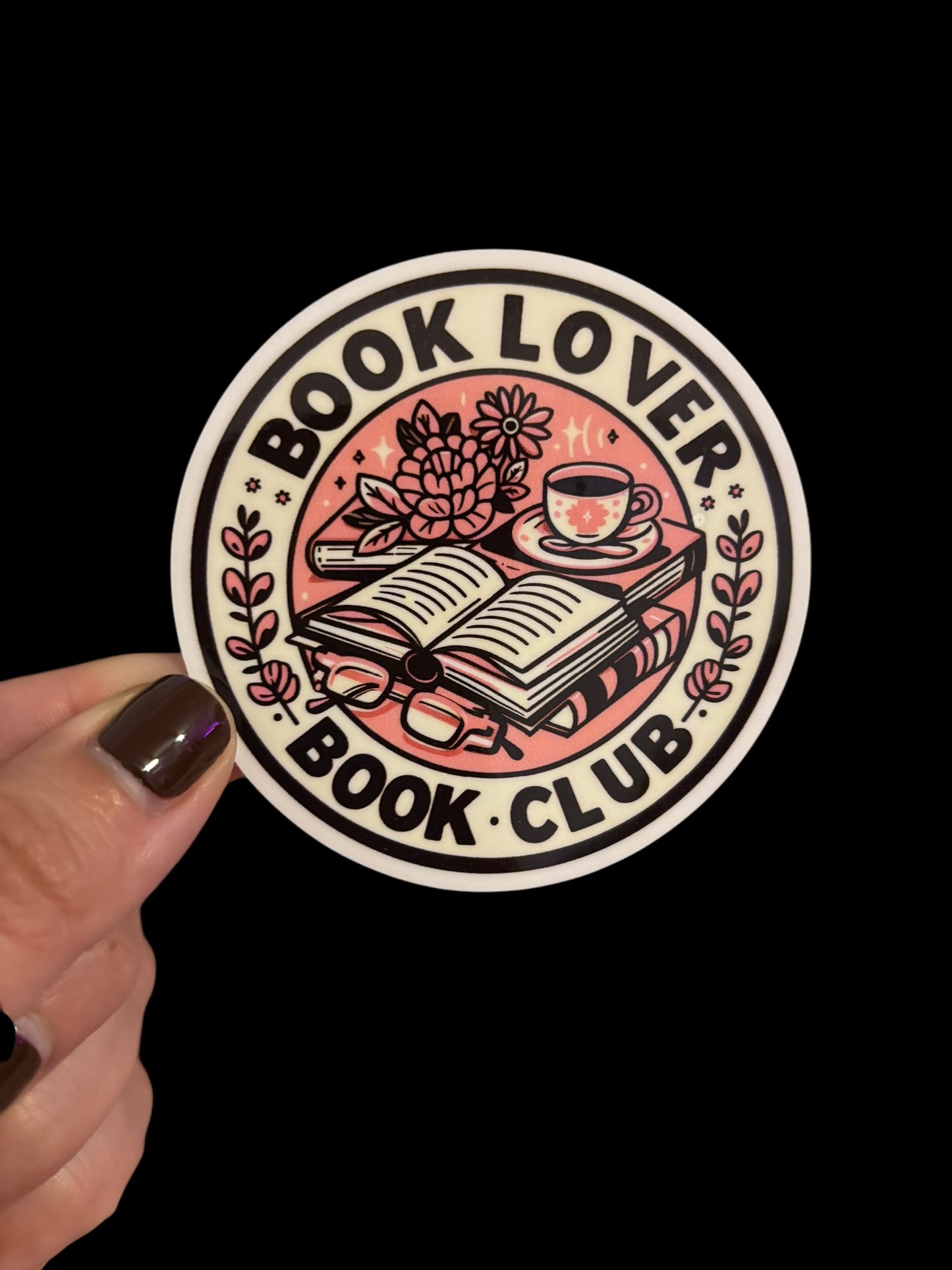 Book lover book club Sticker