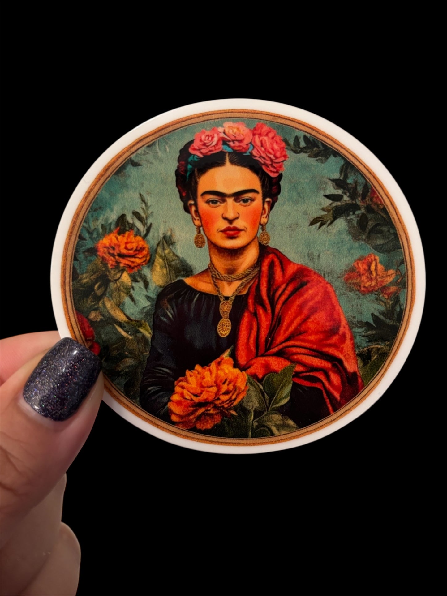 Frida (Colored) Sticker