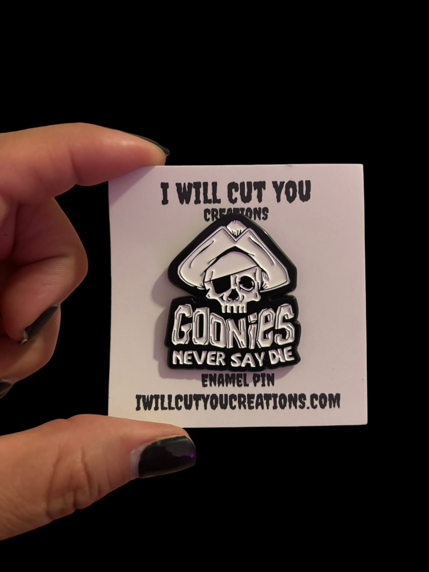 Goonies Never Say Die Enamel Pin