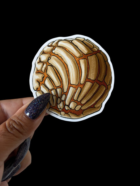 White Concha Sticker