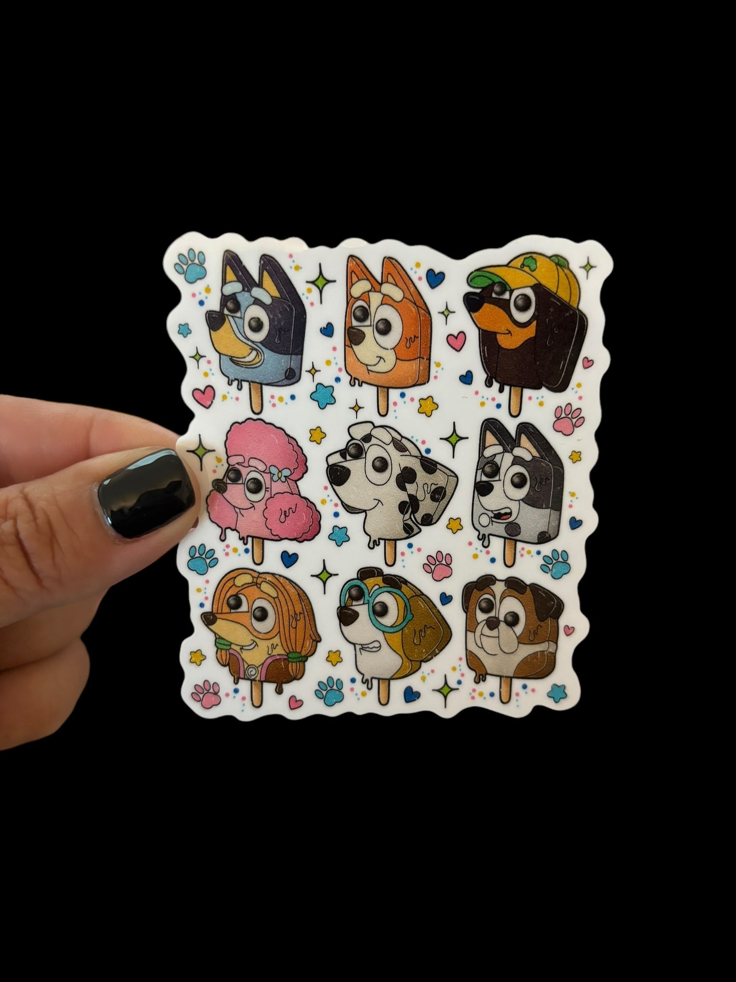Bluey popsicles Sticker