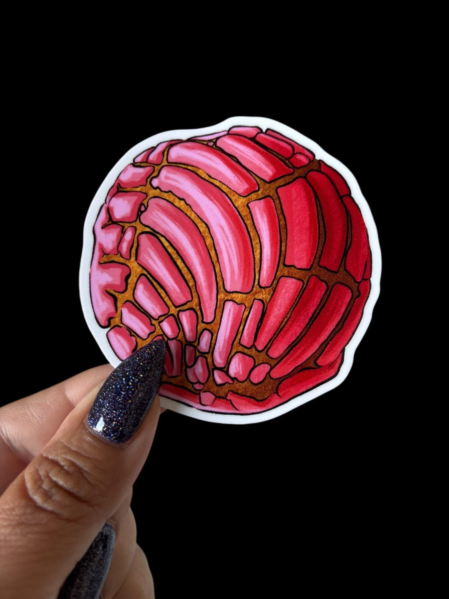Pink Concha Sticker