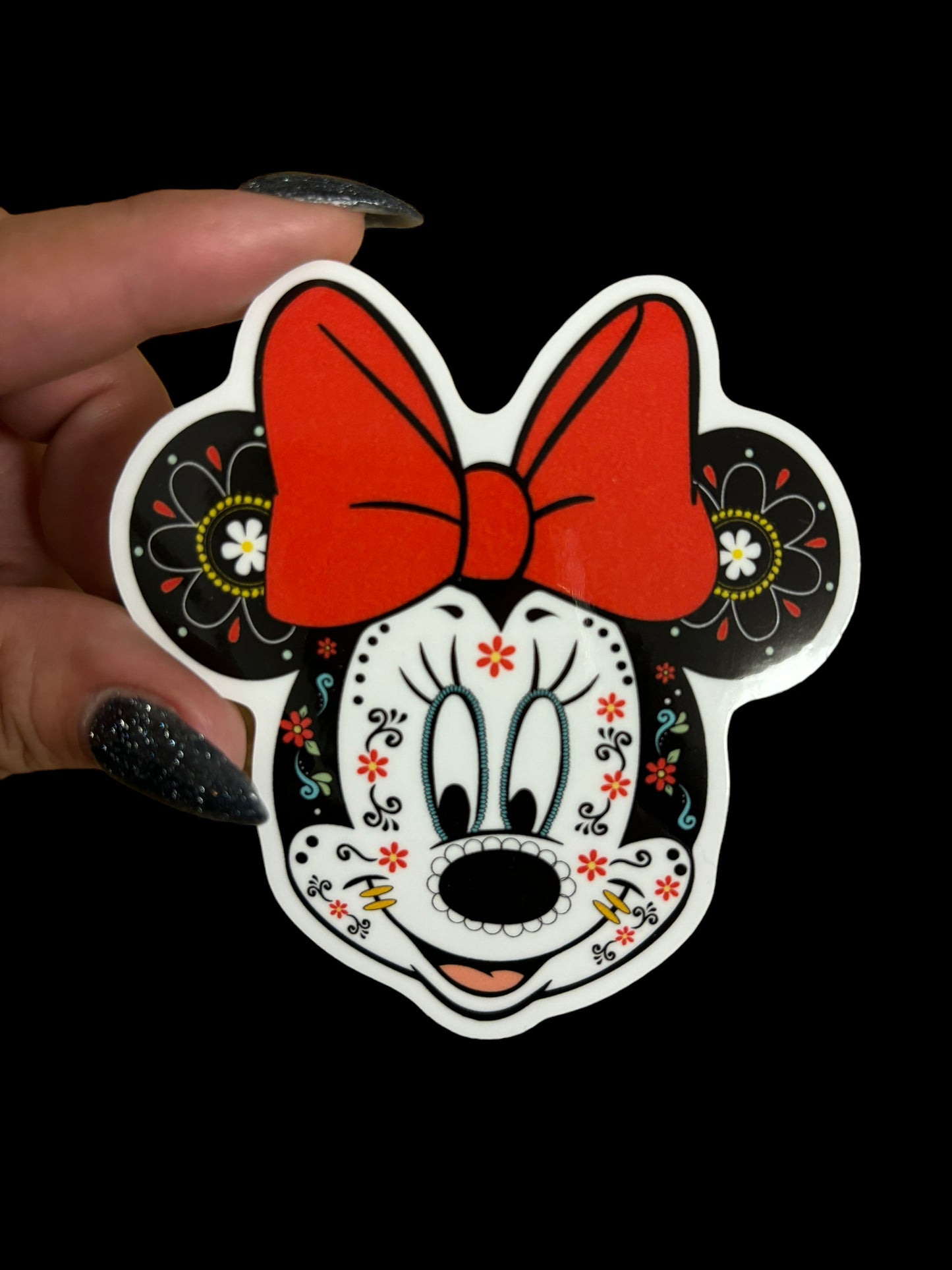 Minnie Dia De Los Muertos Sticker