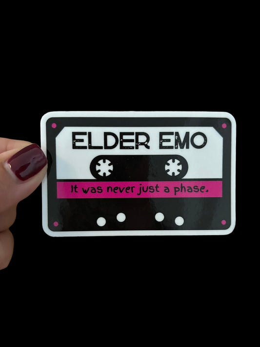 Elder Emo Sticker