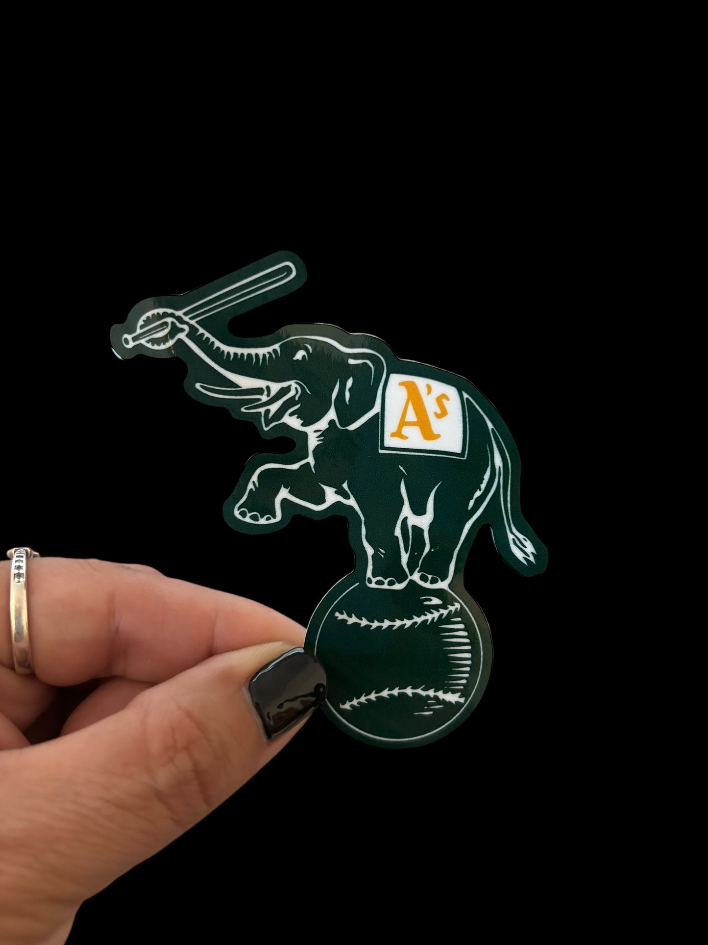 A’s Mascot Sticker