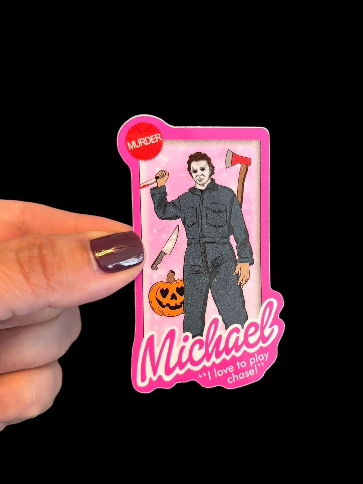 Michael Myers Murder Sticker