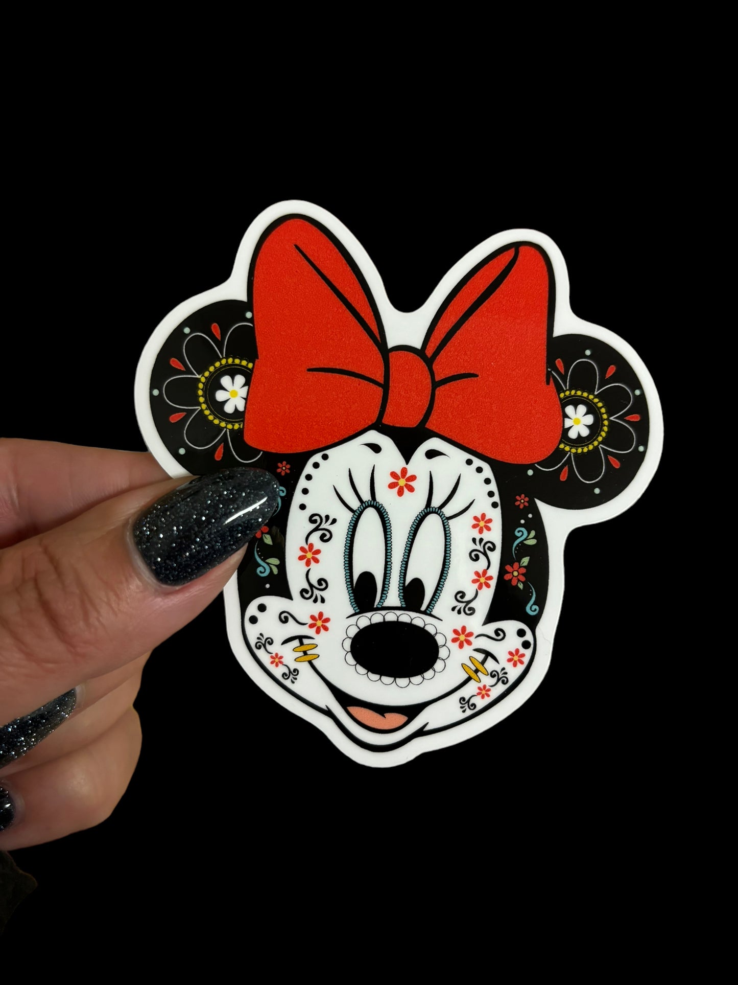 Minnie Dia De Los Muertos Sticker