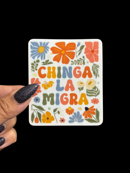 Chinga la migra Sticker