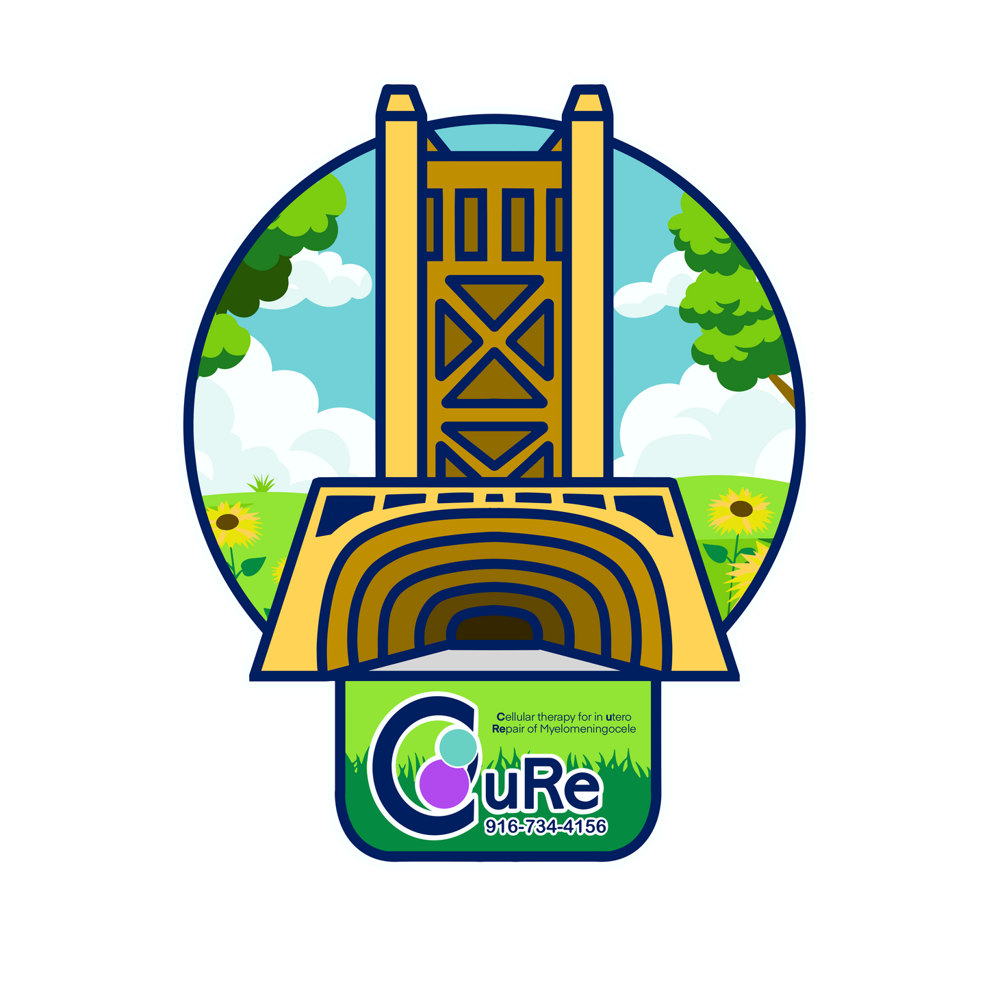 CuRe (Sacramento) bulk sticker order