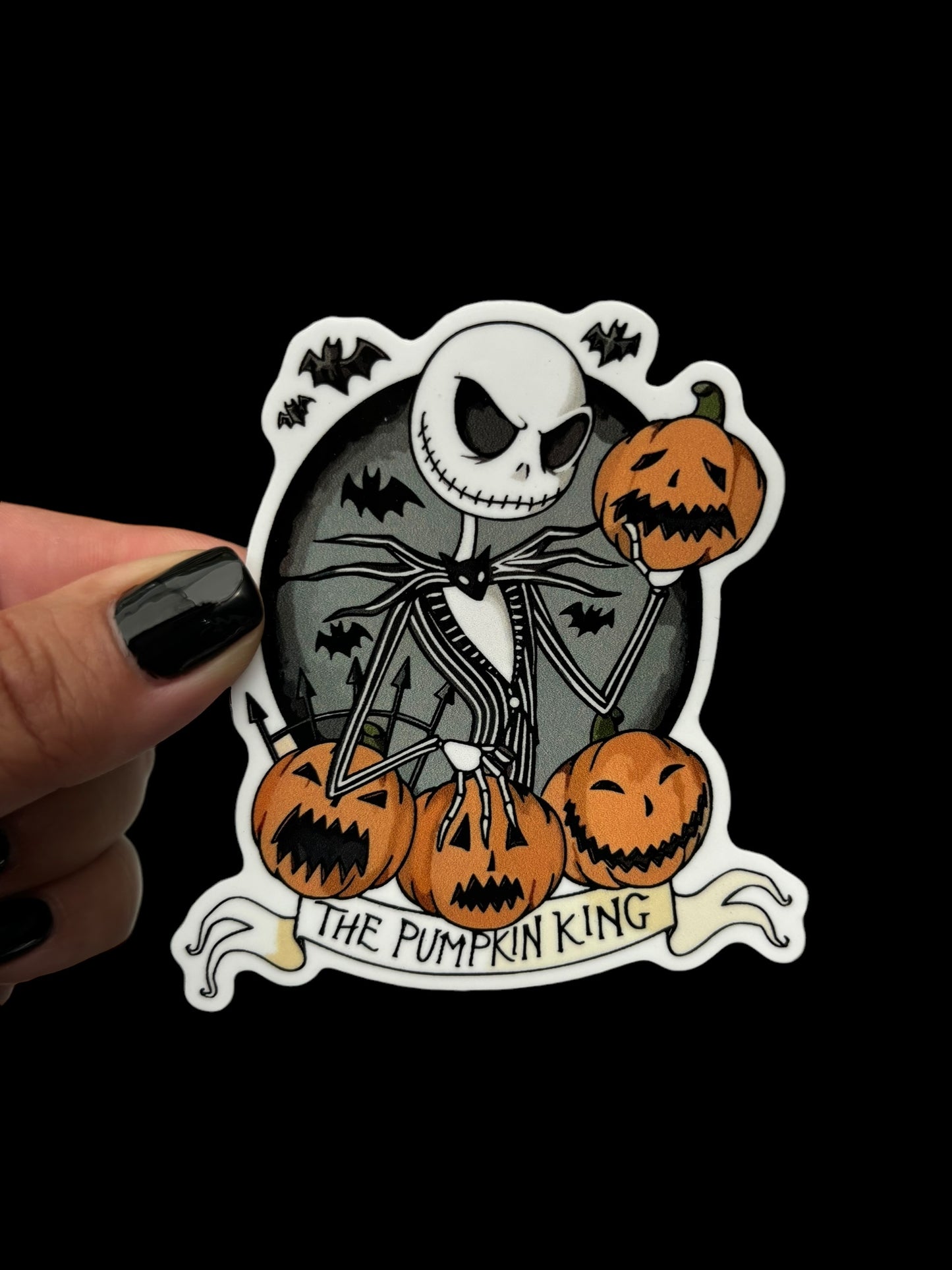 Jack Skellington Pumpkin King Sticker