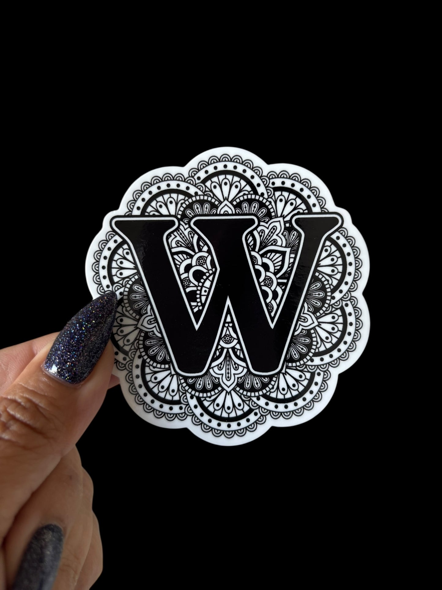 W Vinyl Sticker