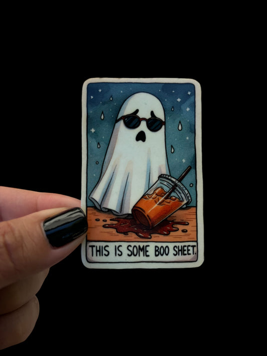 This is some boo sheet Sticker