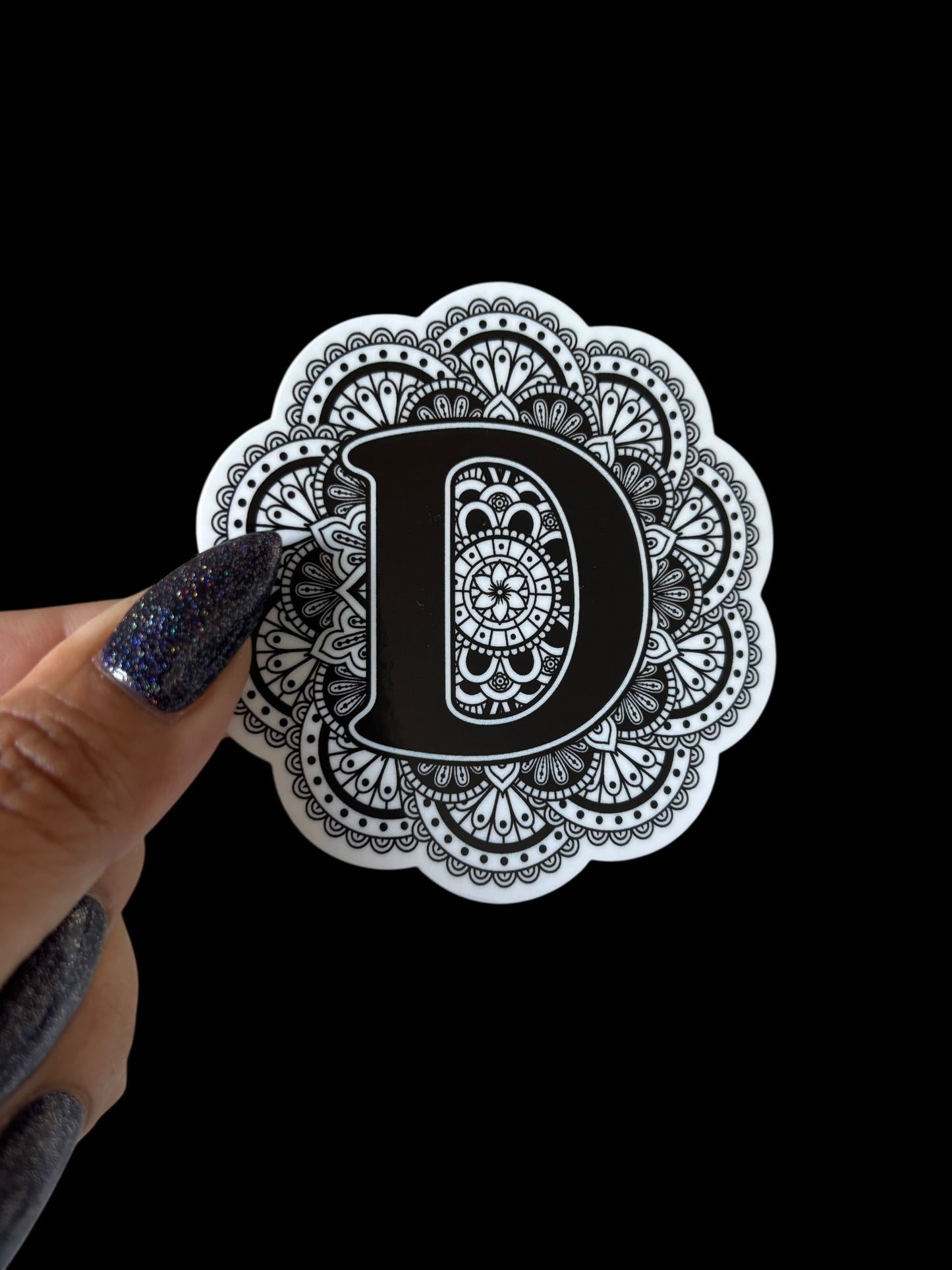 D Vinyl Sticker