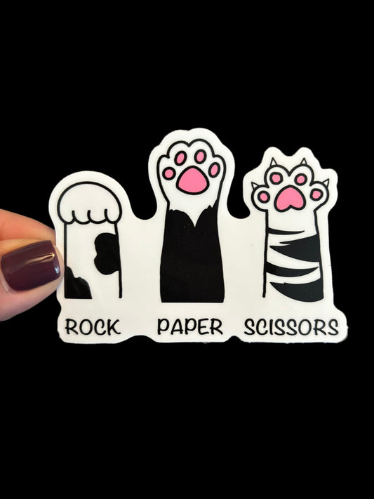 Rock Paper Scissors Sticker