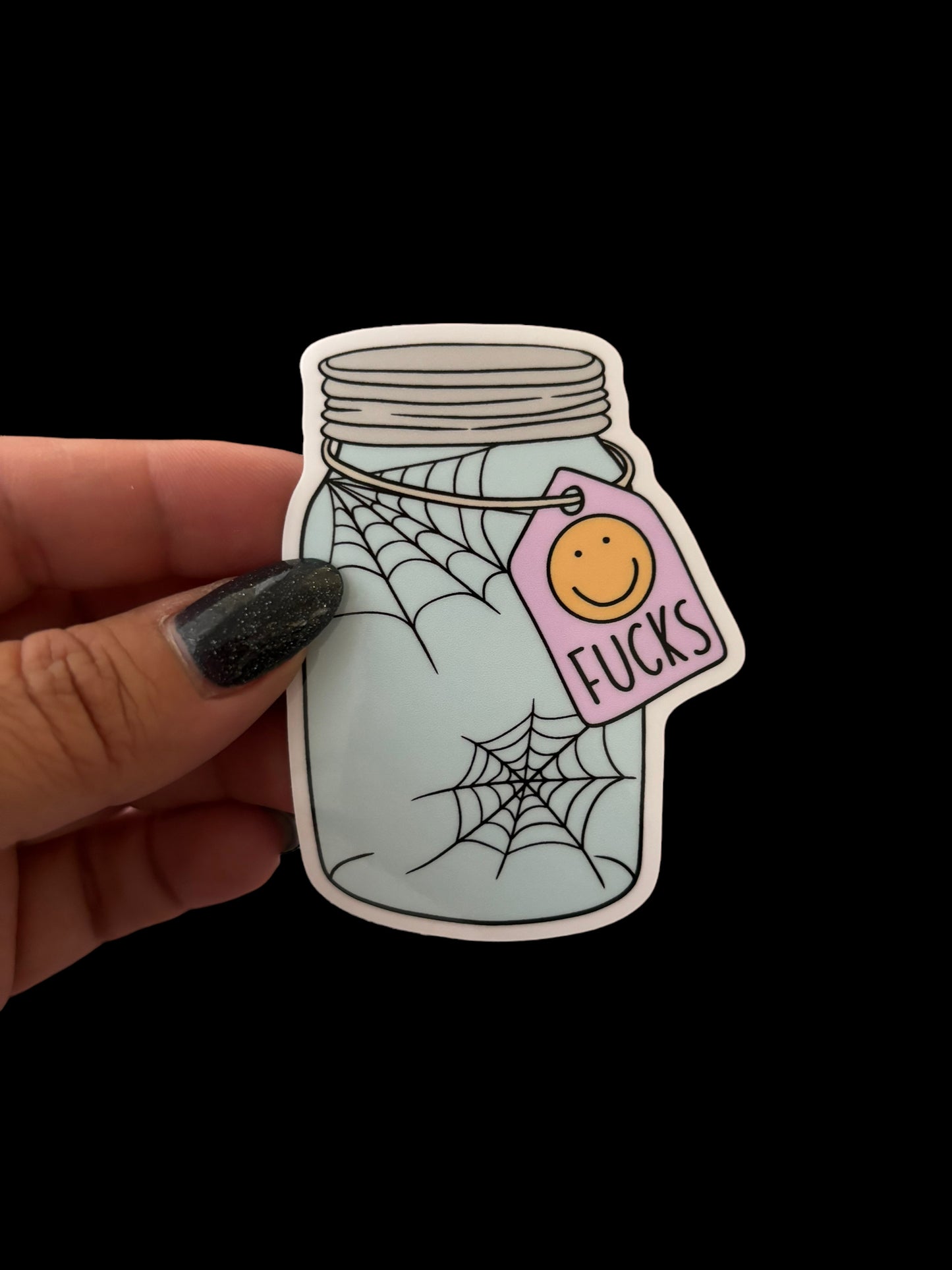 Jar of fucks Vinyl Sticker