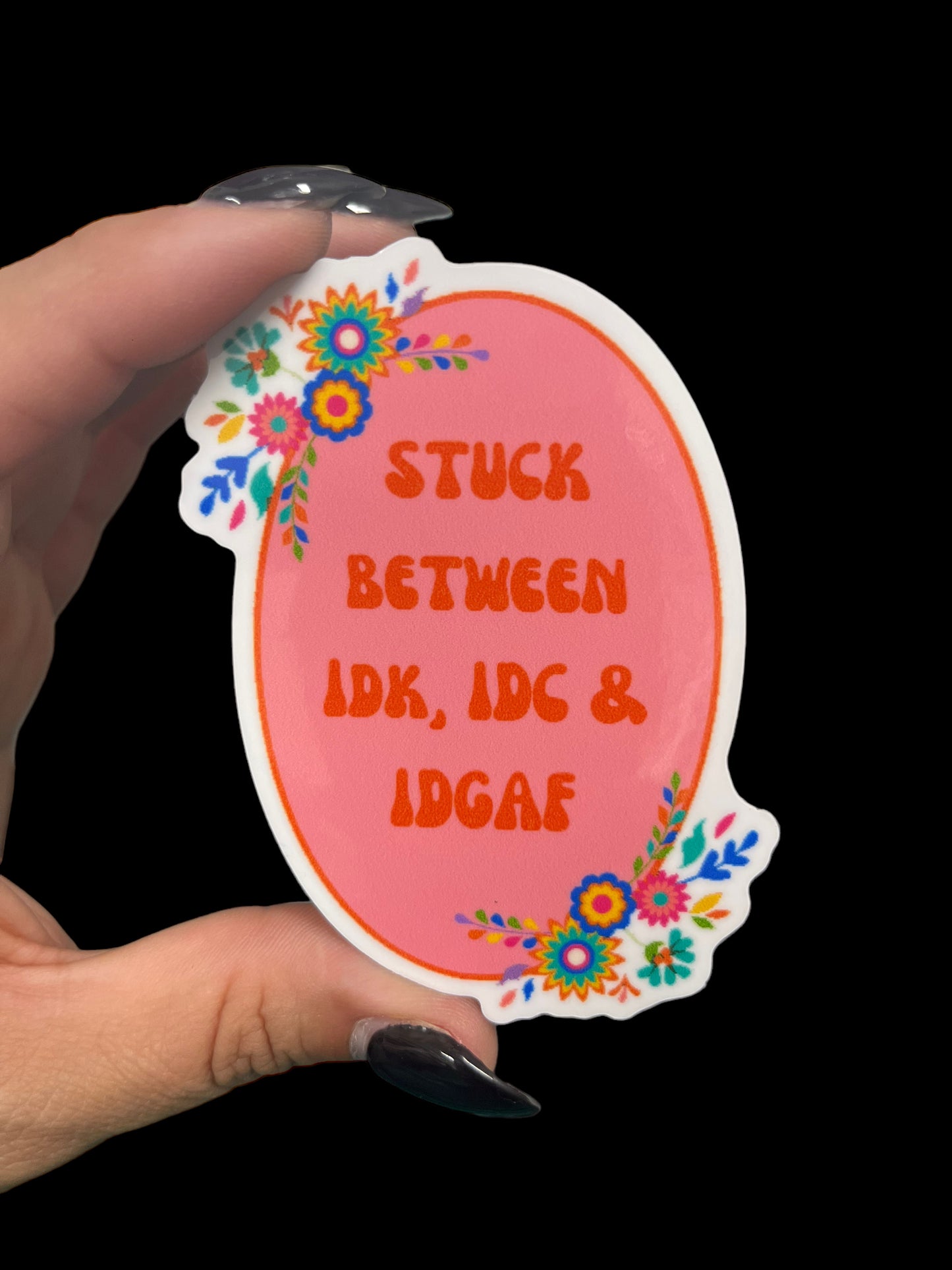 Stuck Between Sticker