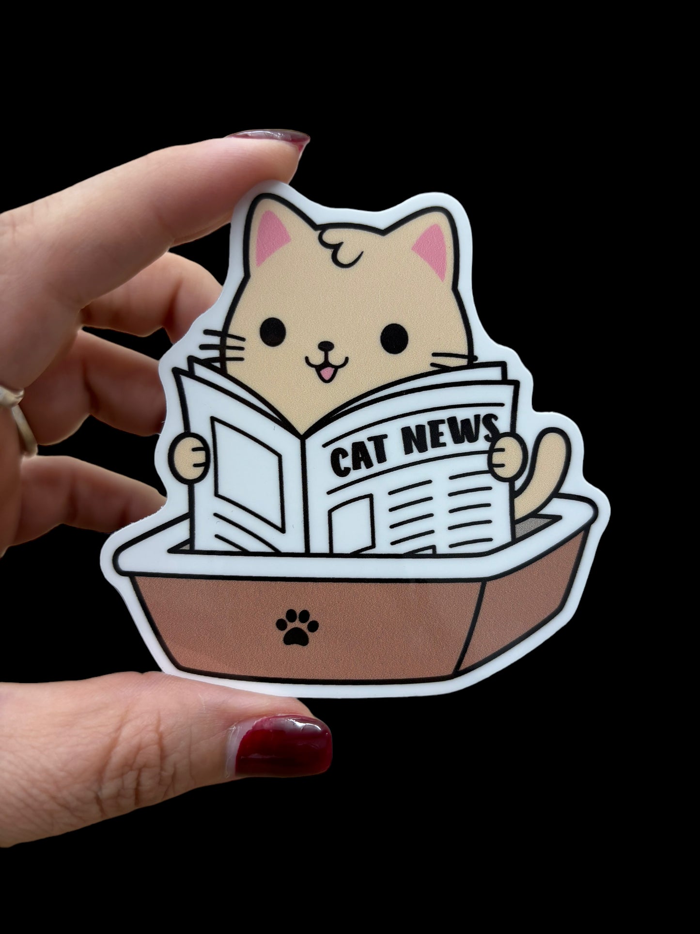 Cat news Sticker