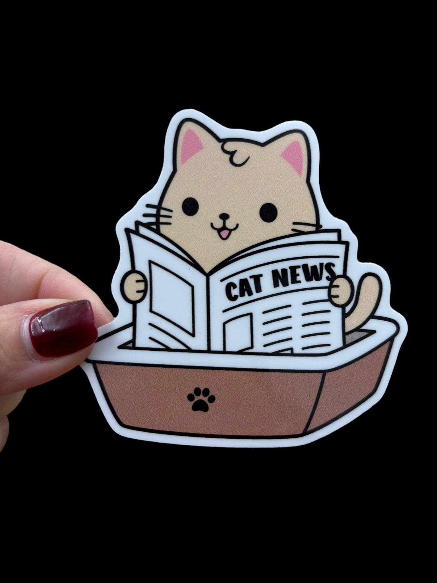 Cat news Sticker