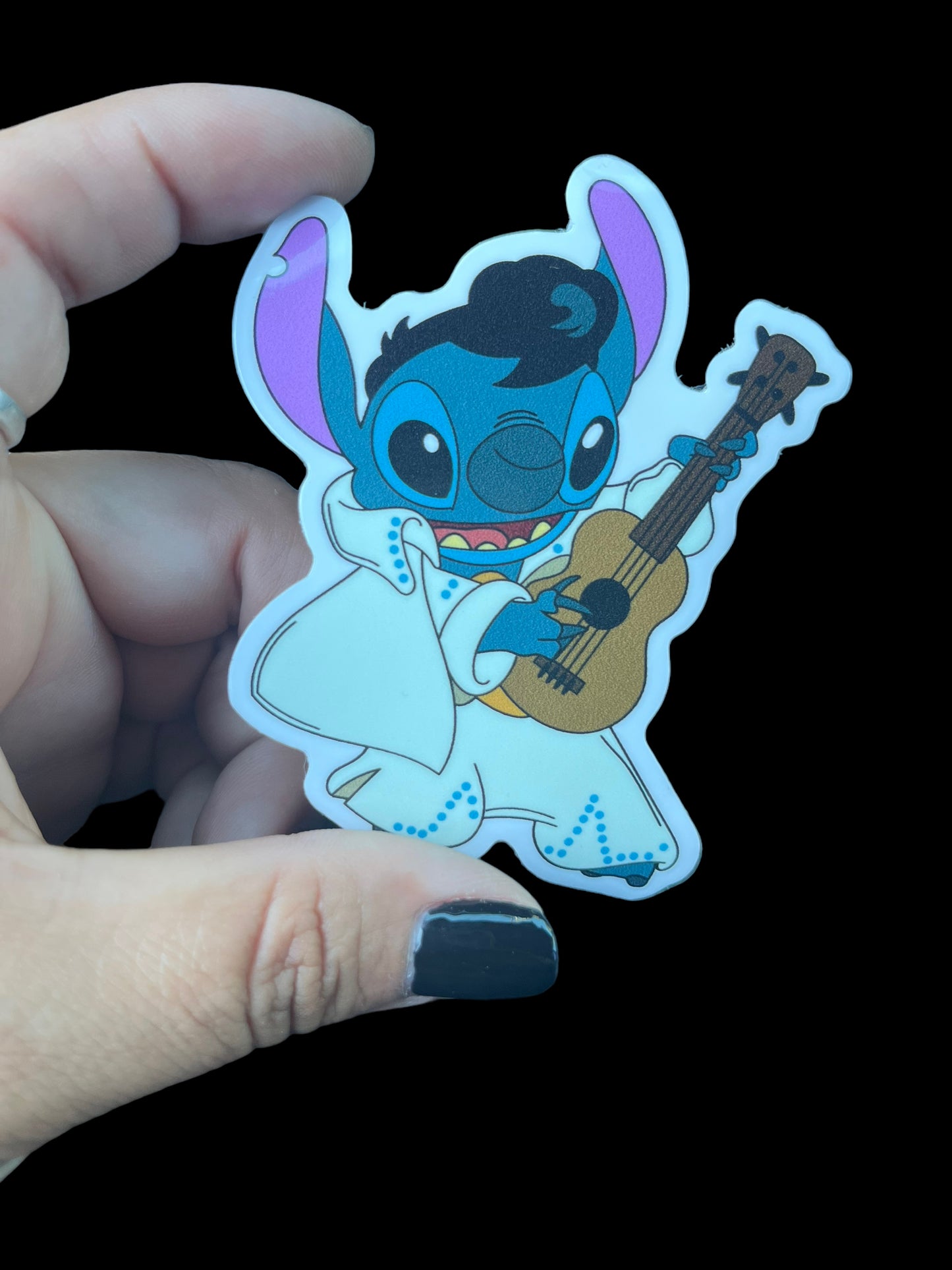 Elvis Stitch Sticker