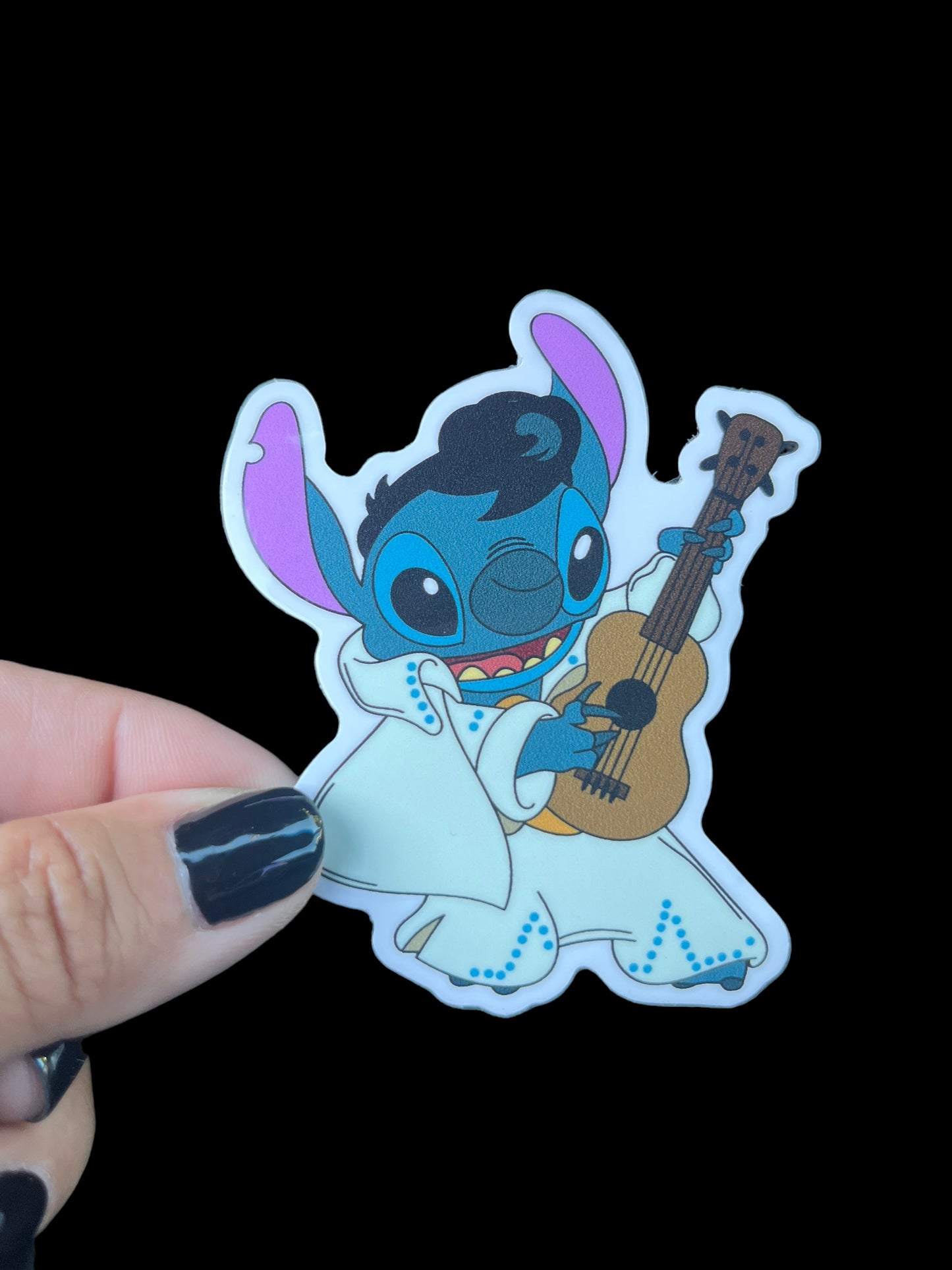 Elvis Stitch Sticker