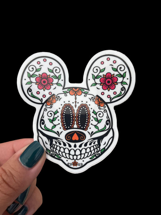 Mickey Dia De Los Muertos Sticker