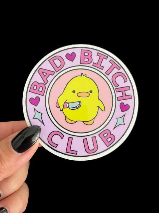 Bad Bitch Club sticker
