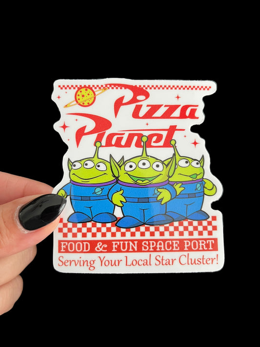 Pizza Planet Sticker