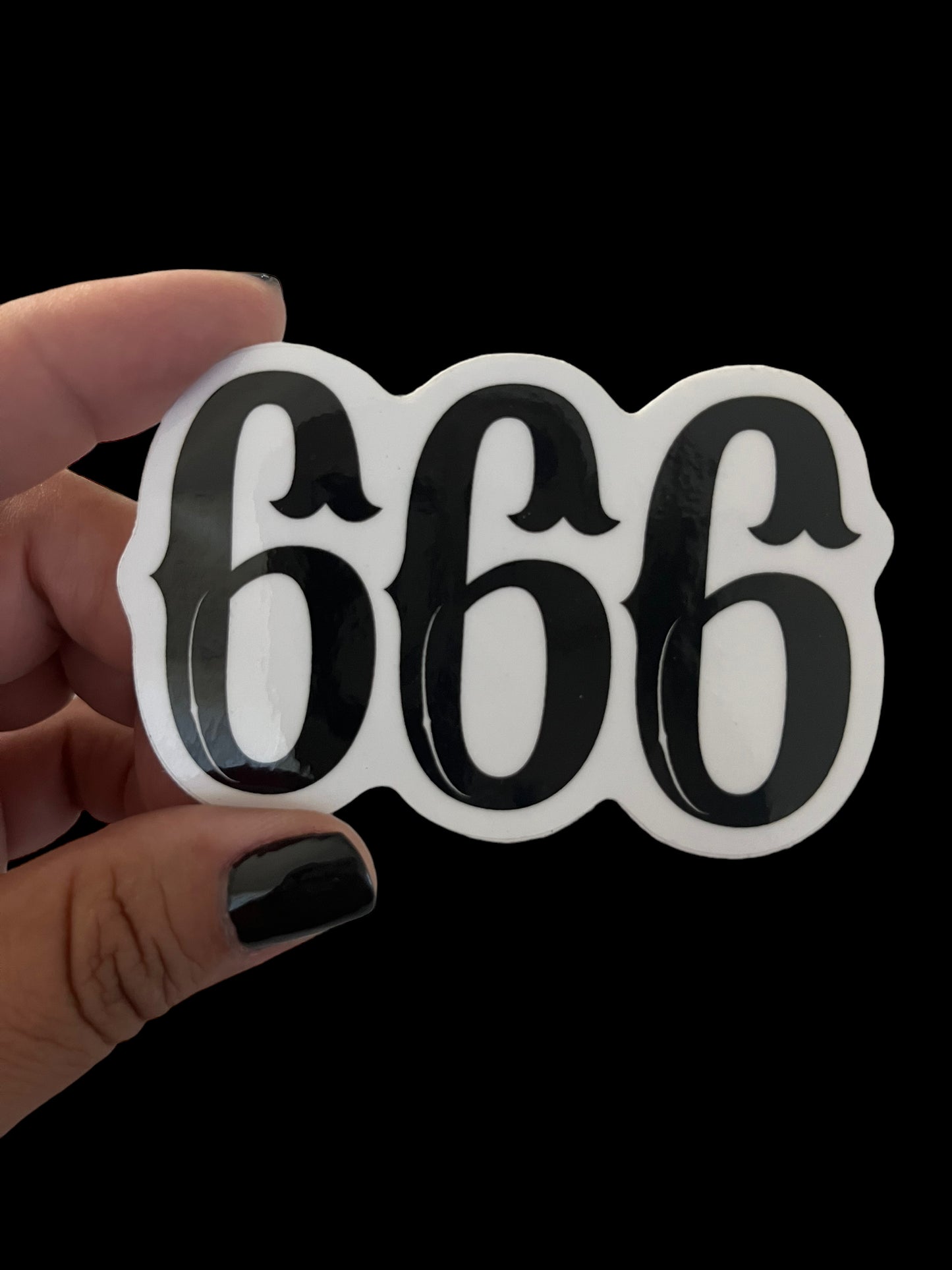 666 Angel/Spirit number Sticker