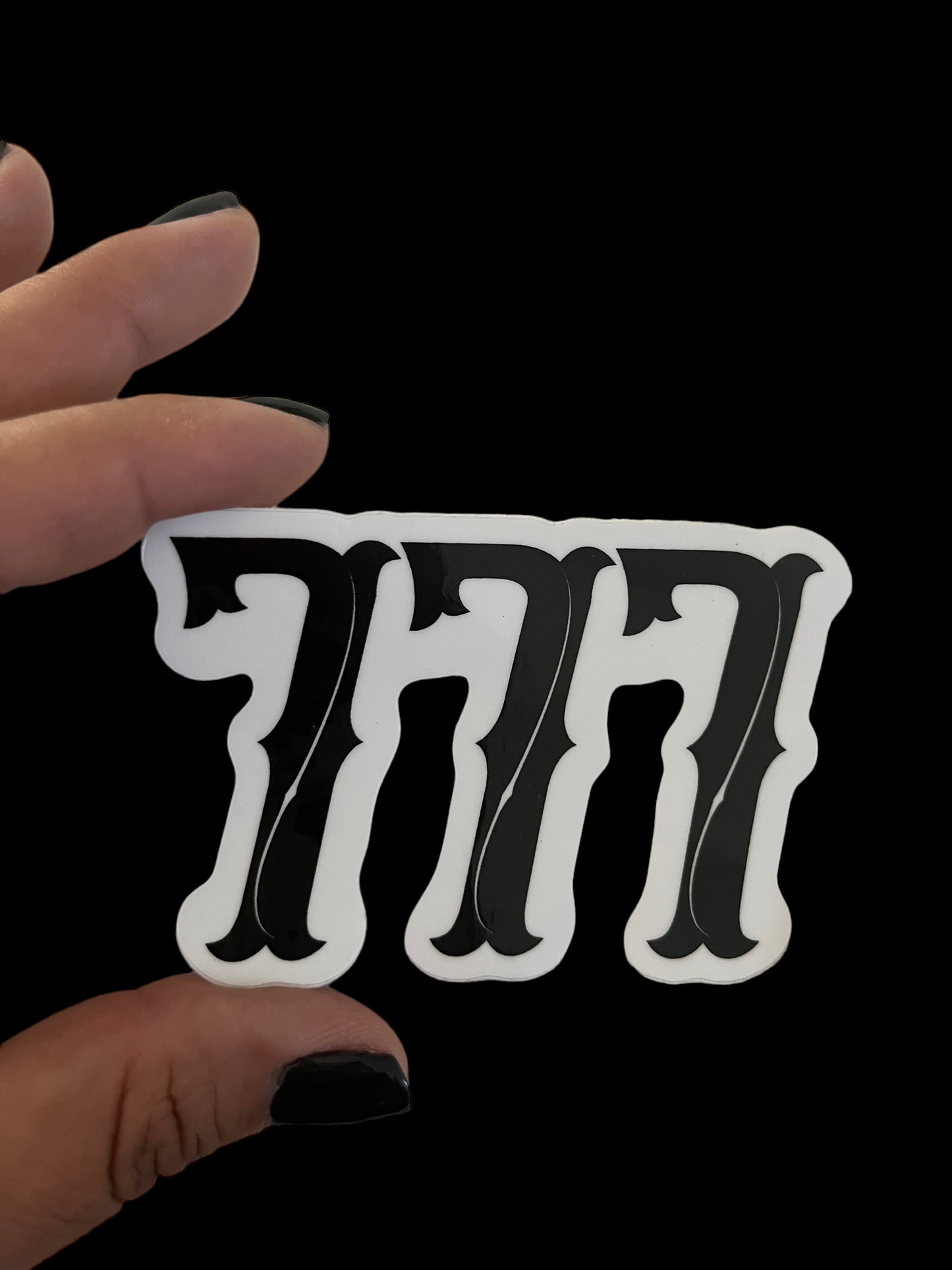 777 Angel/Spirit number Sticker