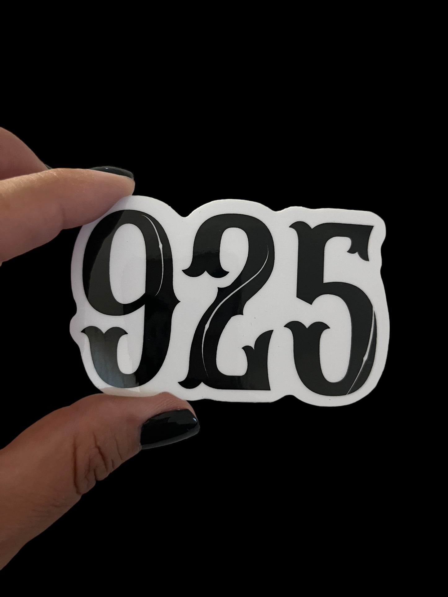 925 Area Code Sticker