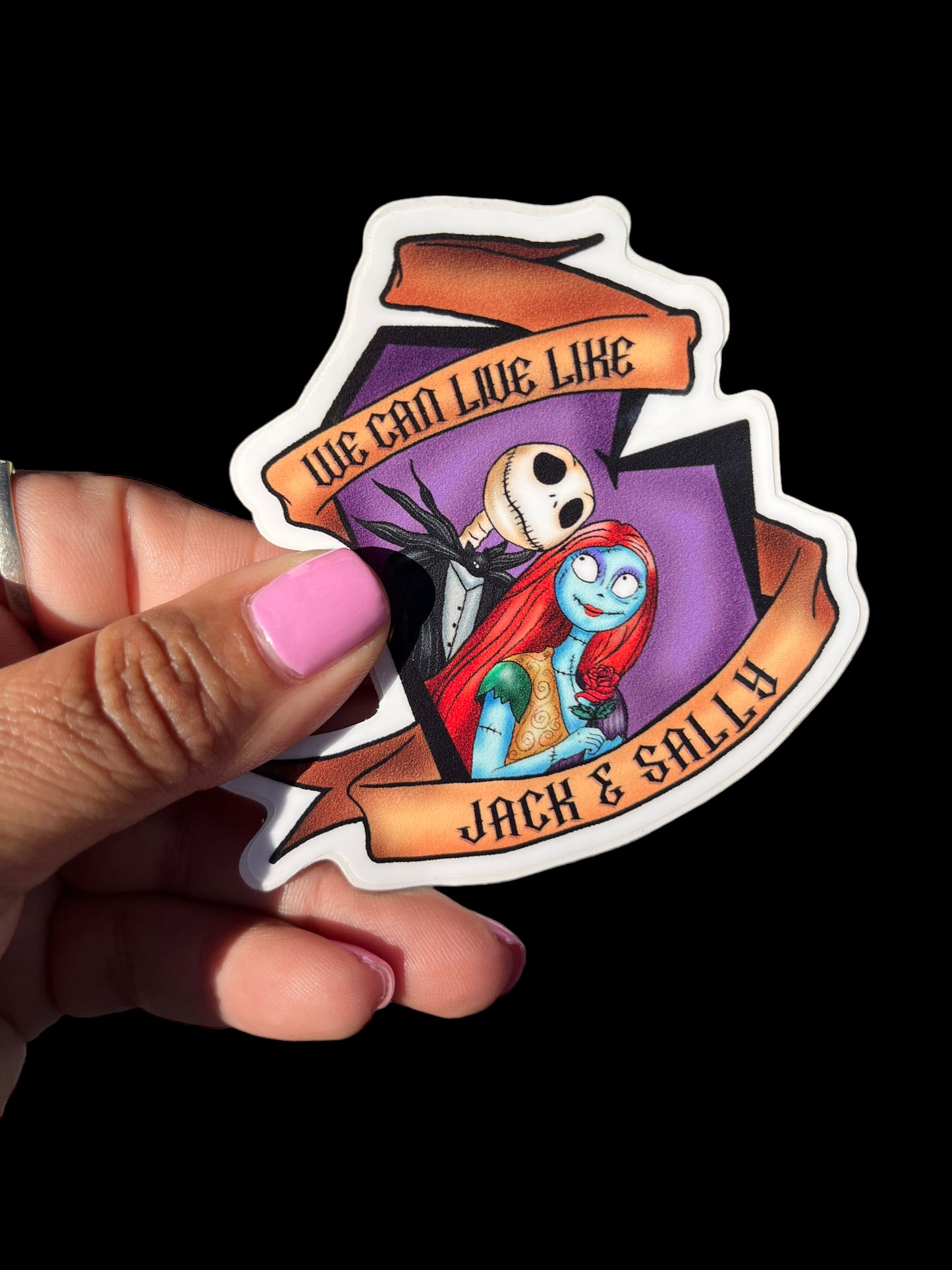 Jack & Sally Sticker