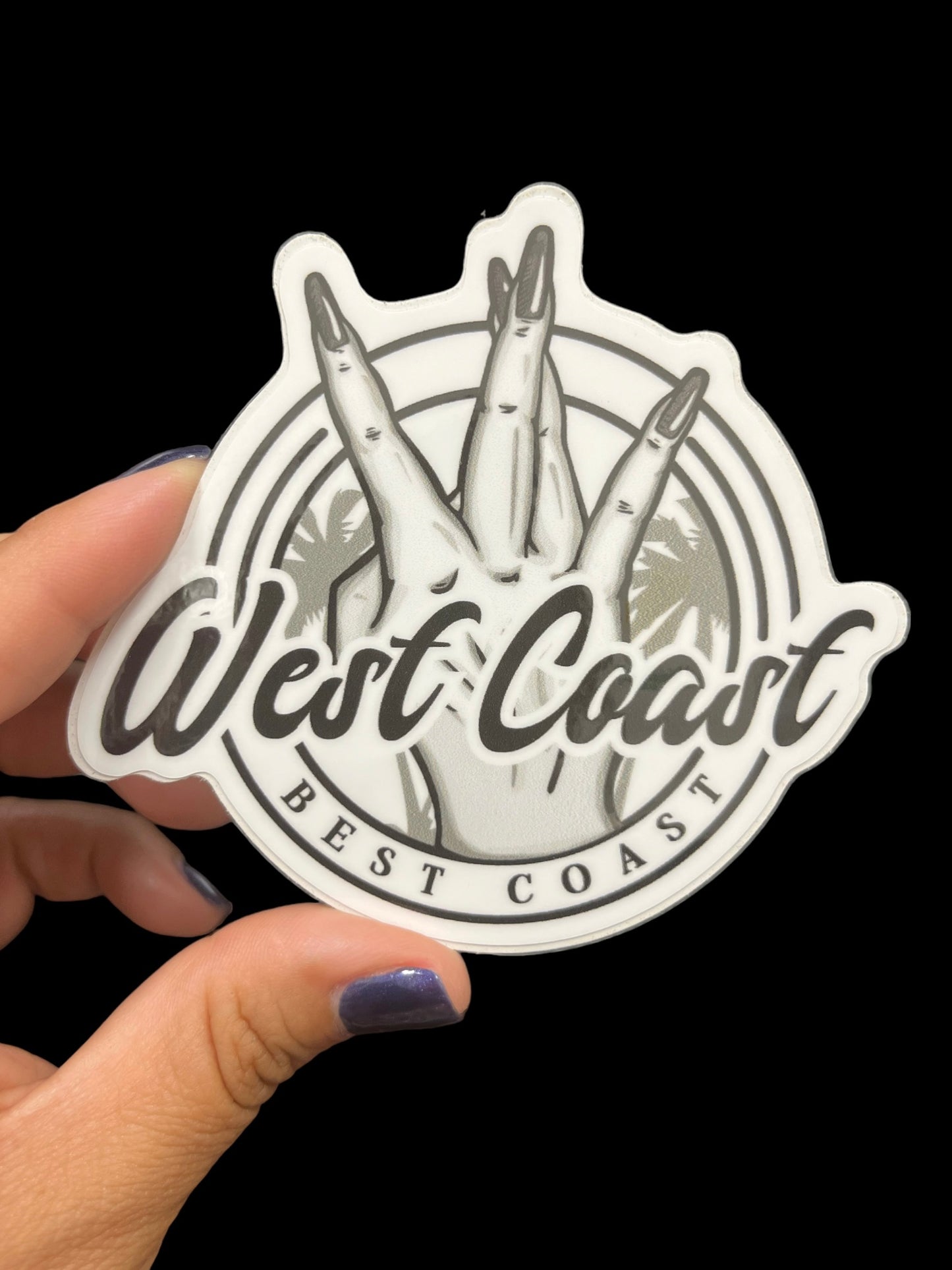 West Coast Best Coast {Version 1} Sticker