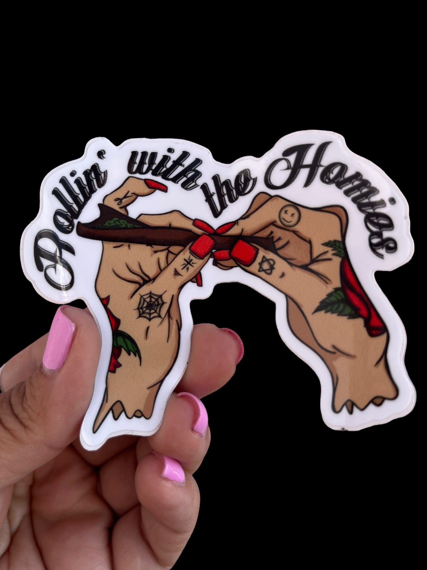 Rollin’ with the homie Sticker