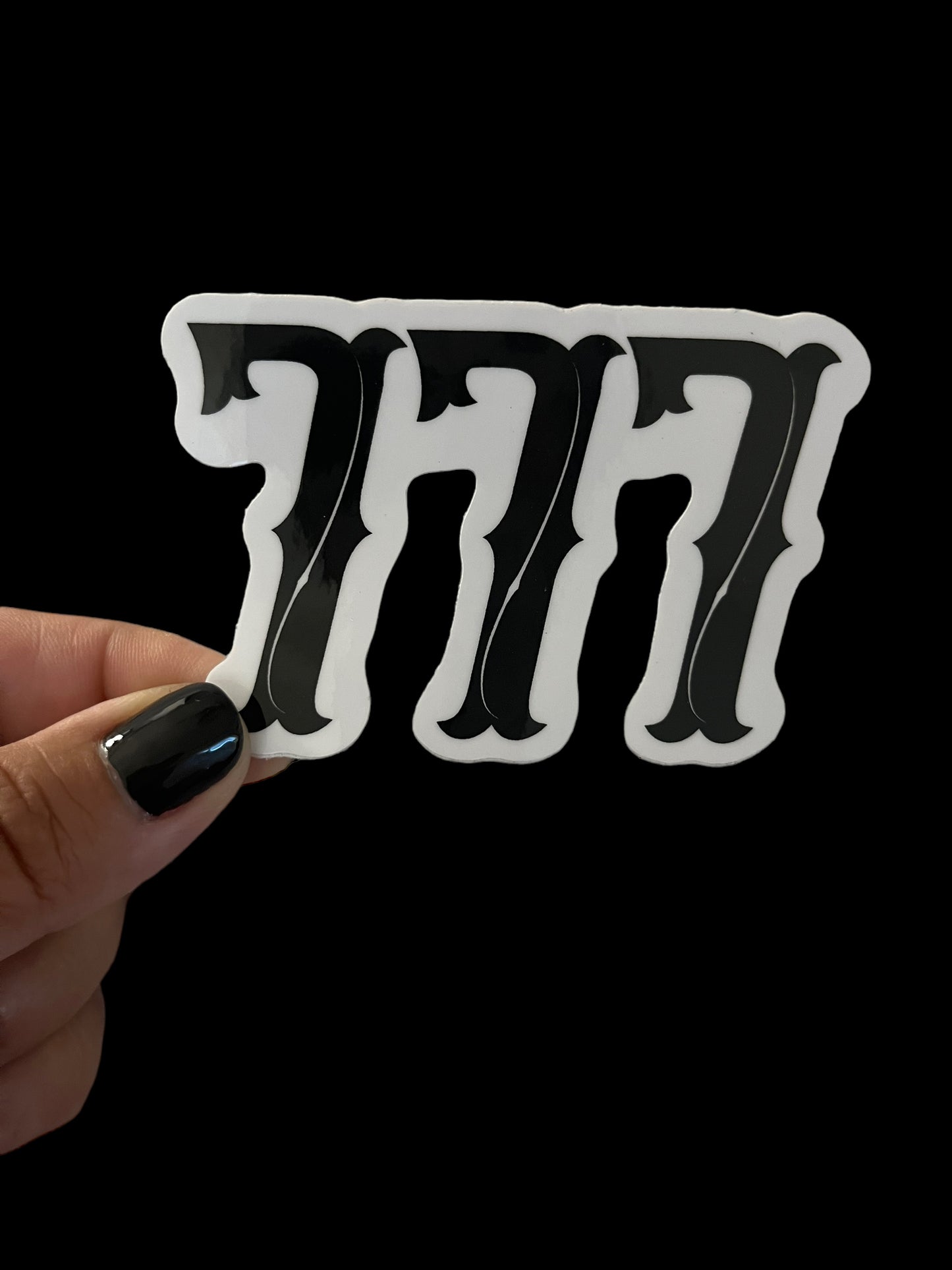 777 Angel/Spirit number Sticker