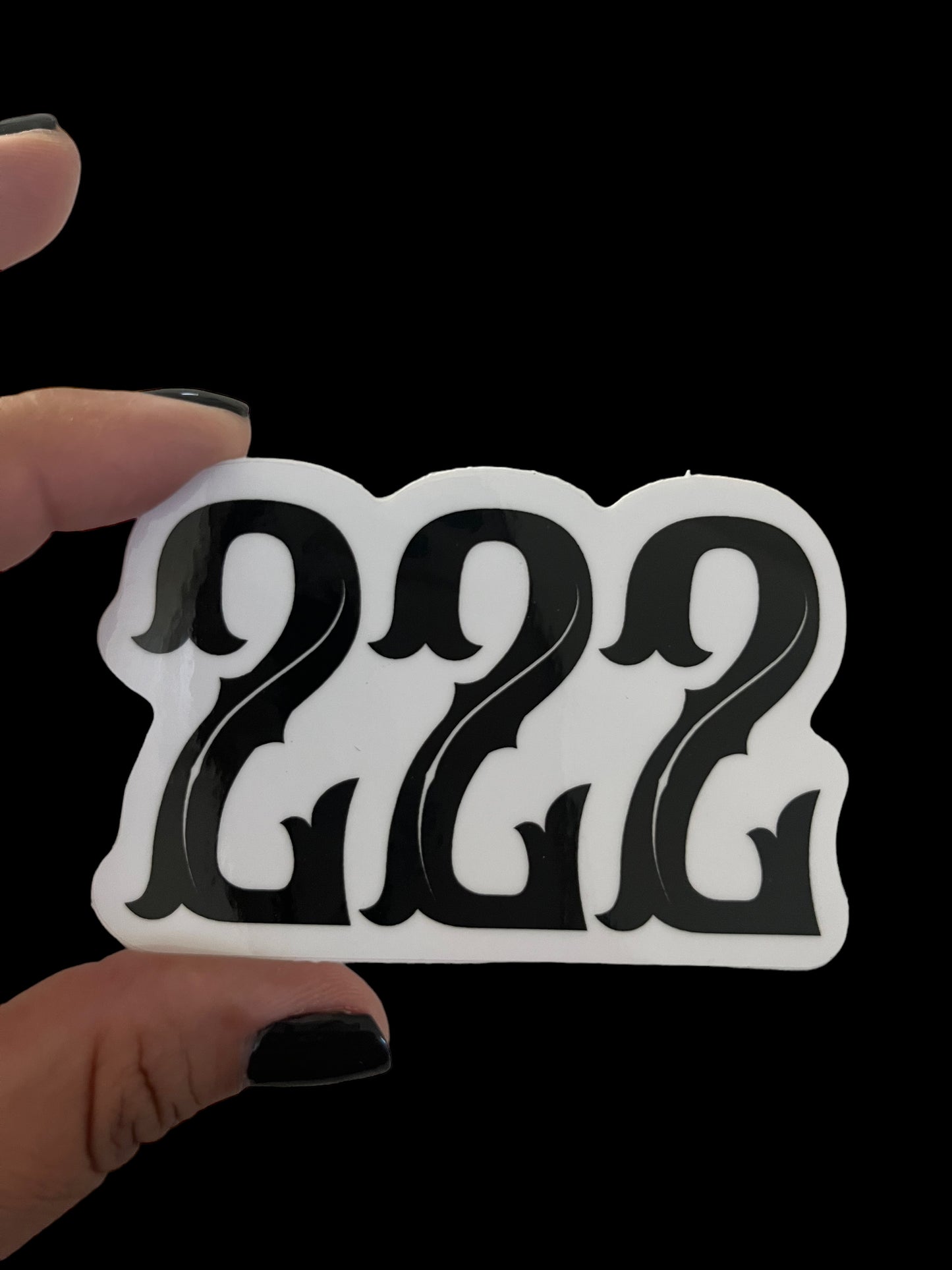 222 Angel/Spirit number Sticker