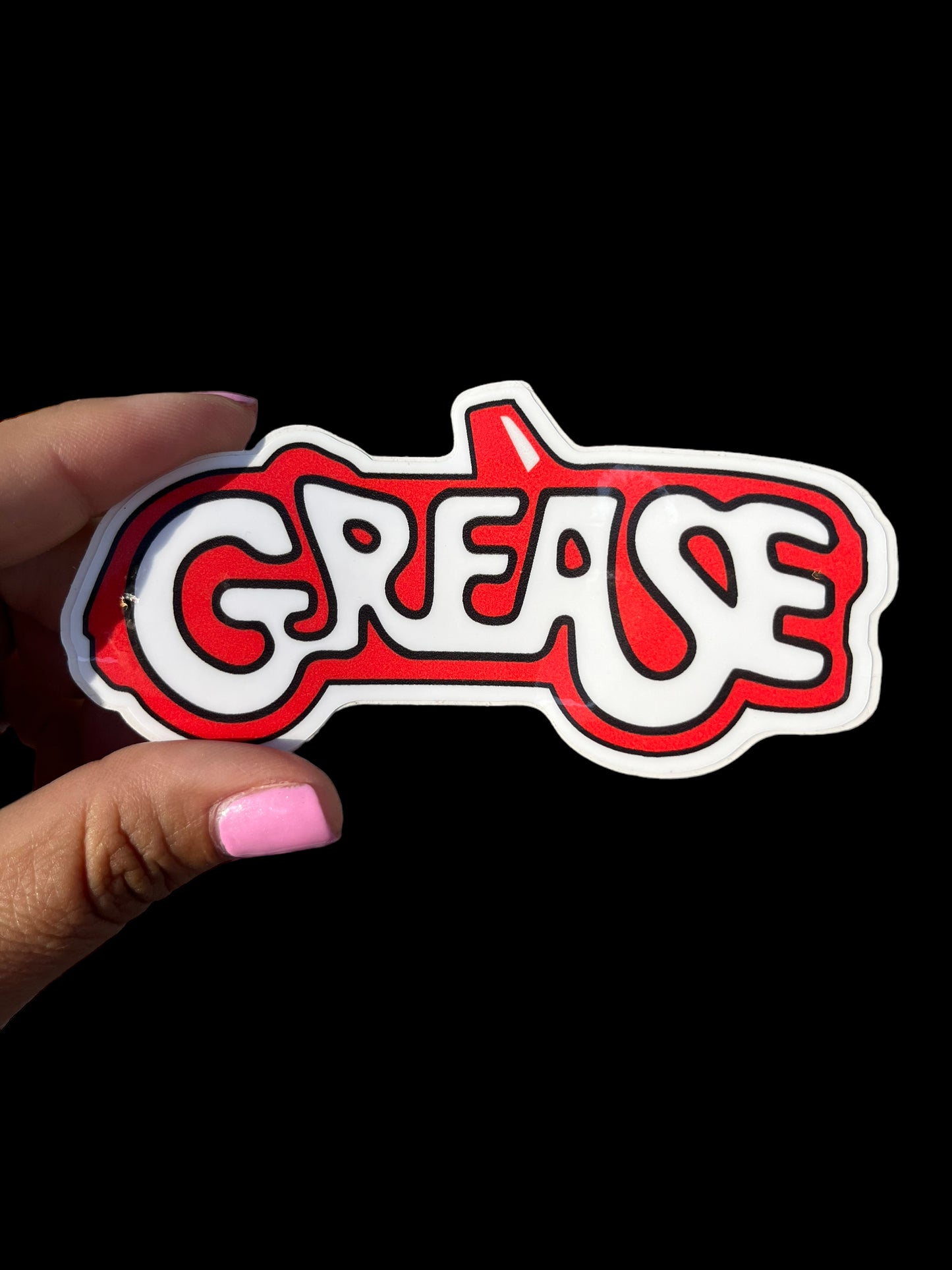 Grease Sticker