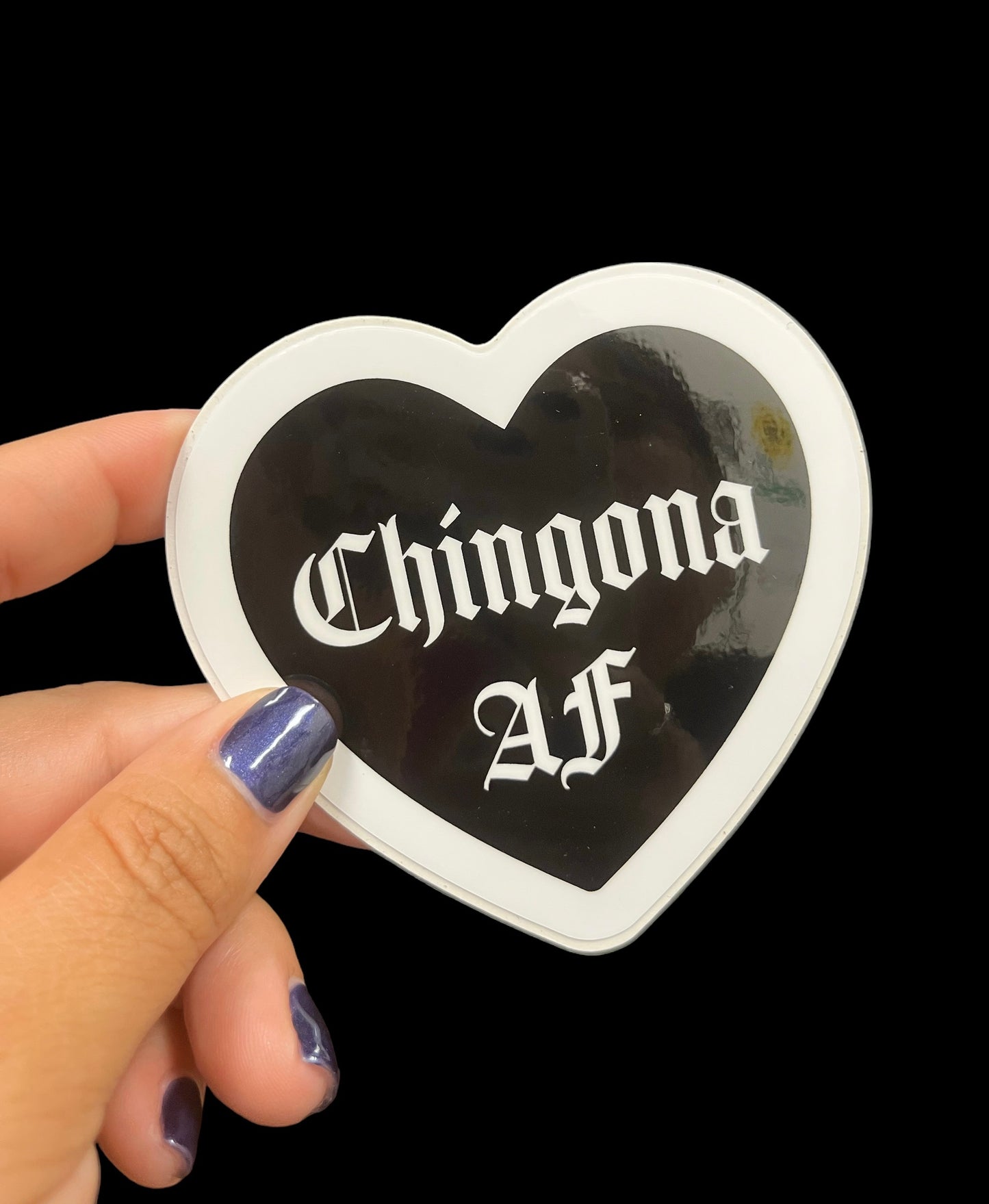 Chingona AF {B&W} Sticker