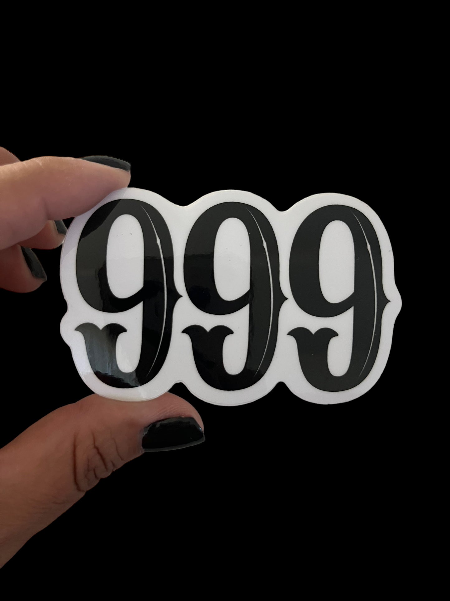 999 Angel/Spirit number Sticker