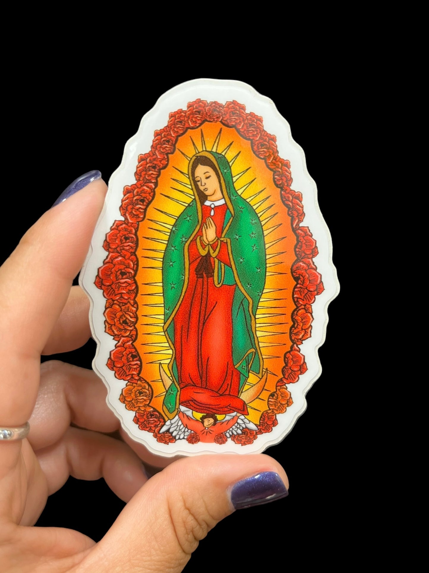 Virgen Guadalupe {Version 1} Sticker
