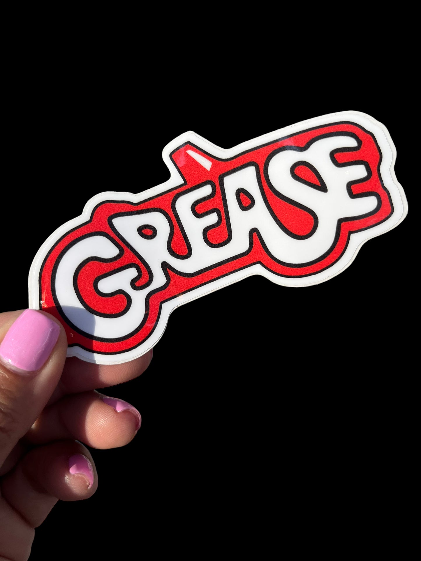 Grease Sticker