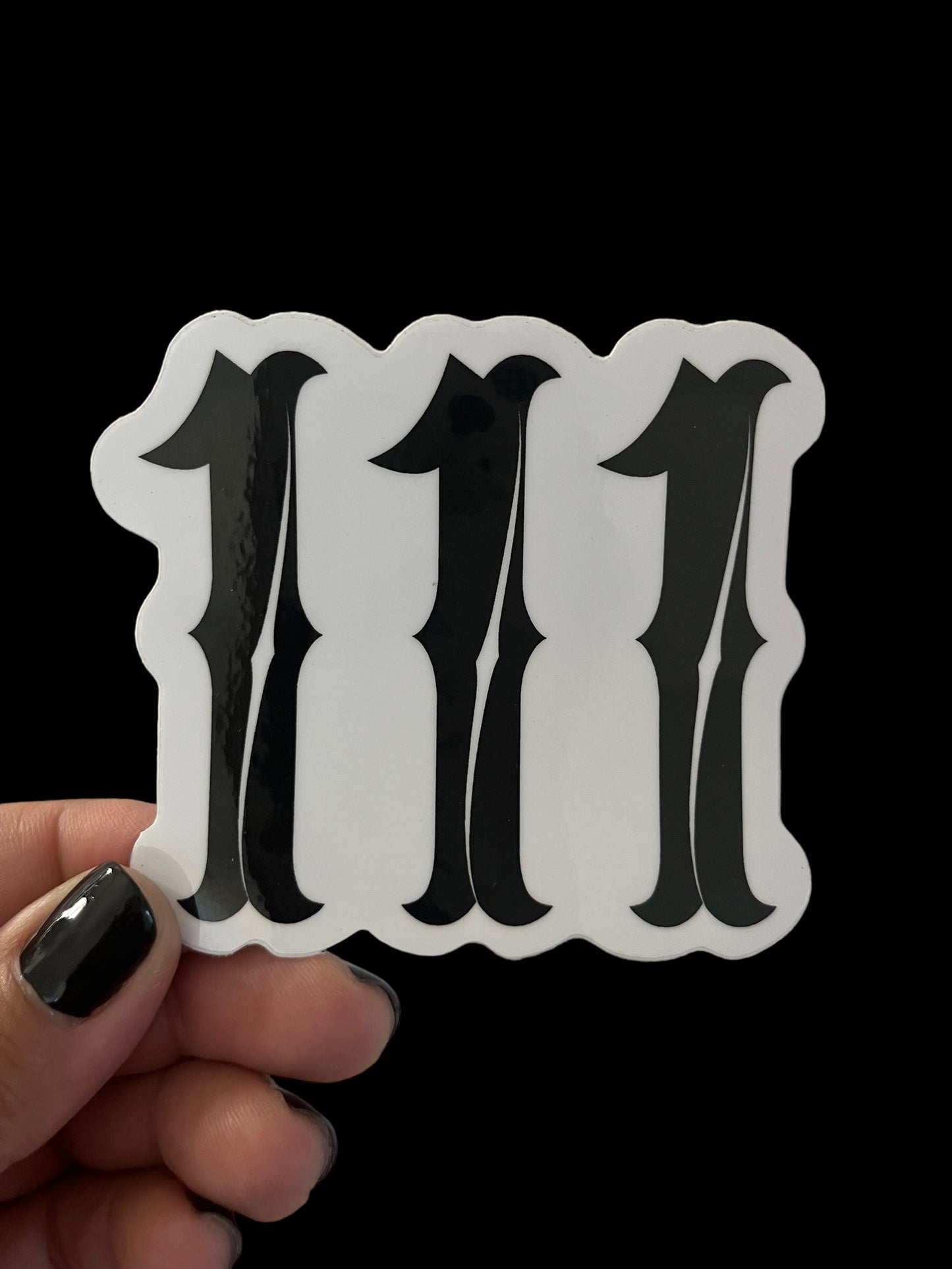 111 Angel/Spirit number Sticker