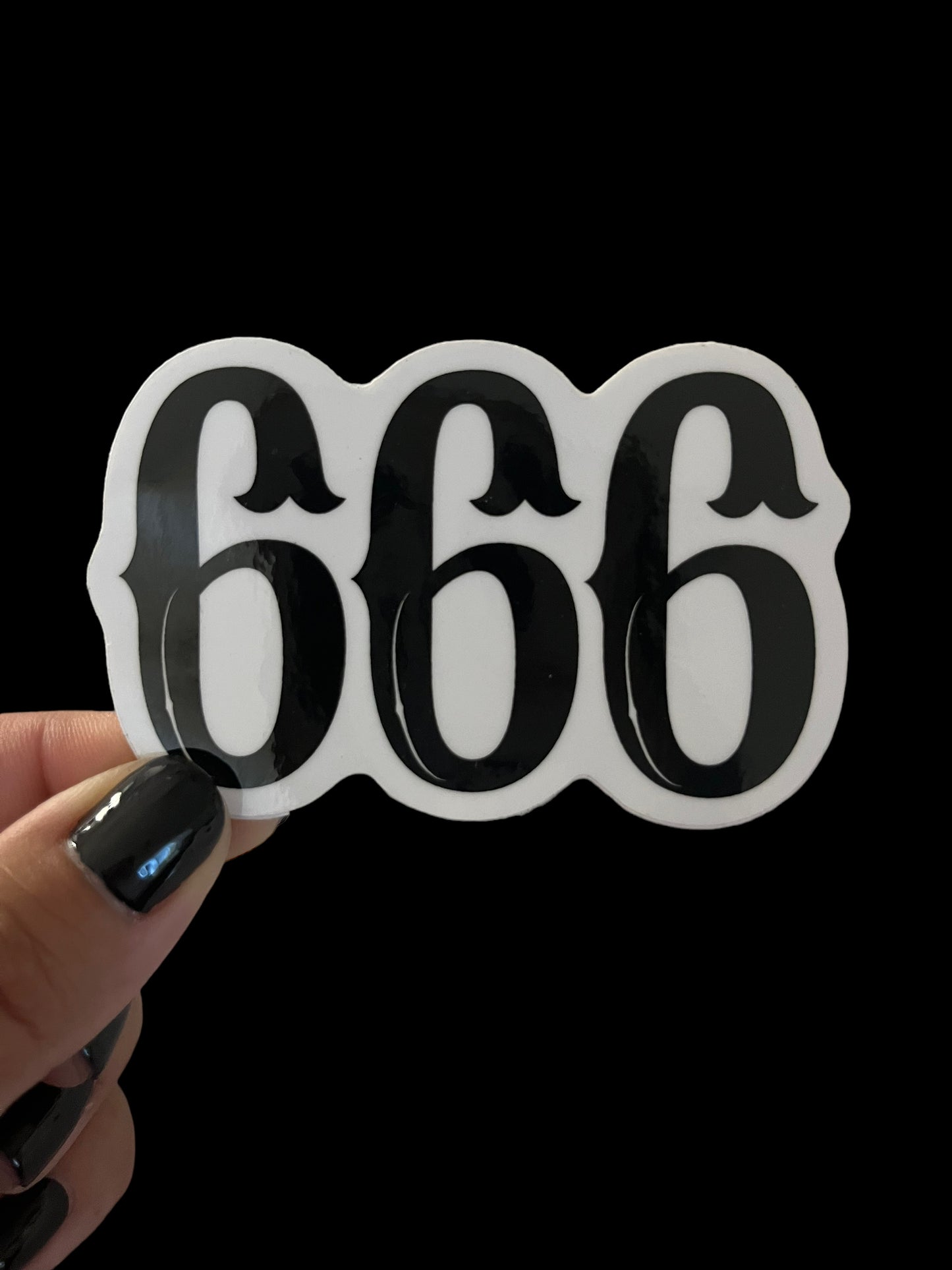 666 Angel/Spirit number Sticker