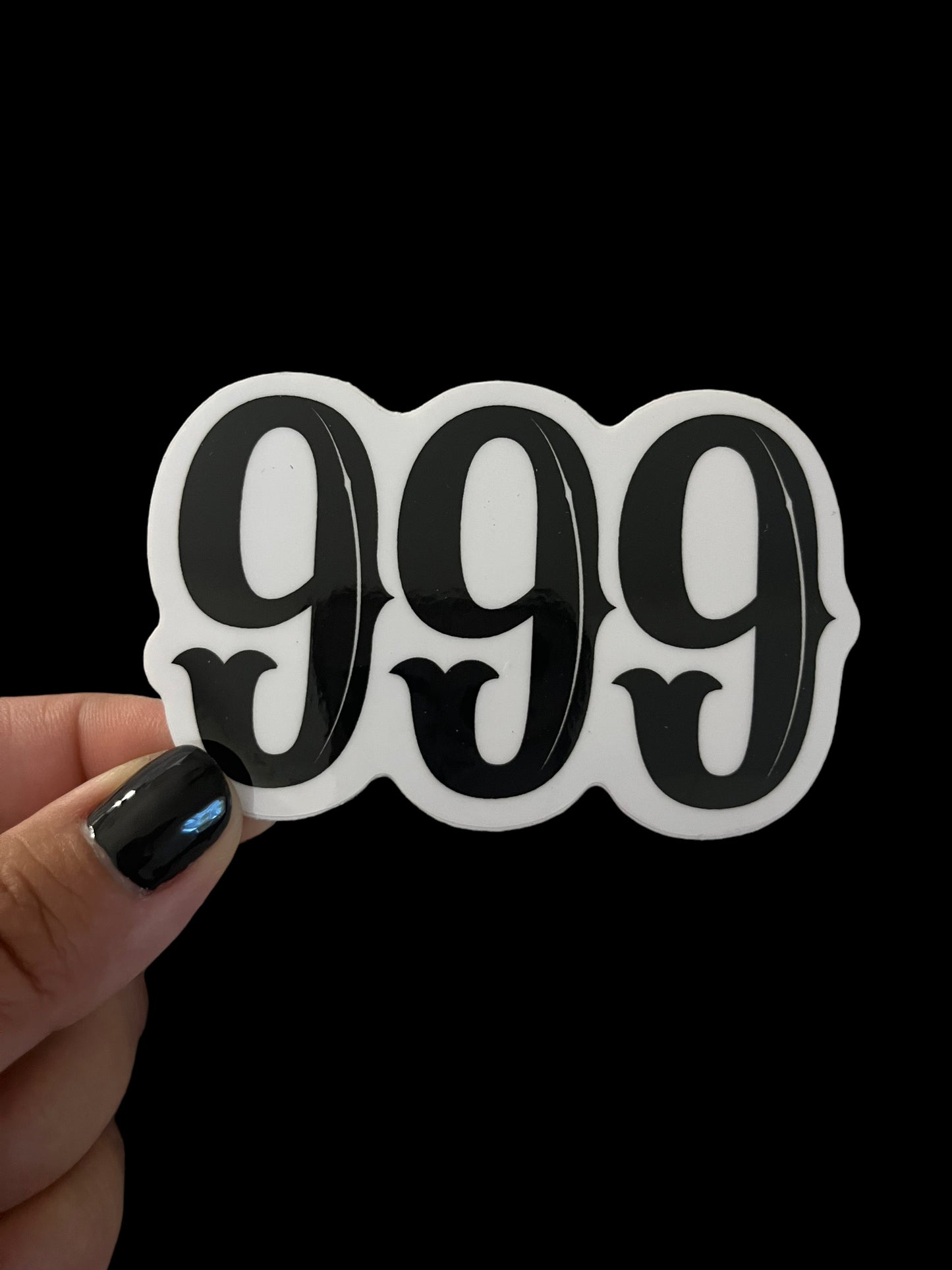 999 Angel/Spirit number Sticker