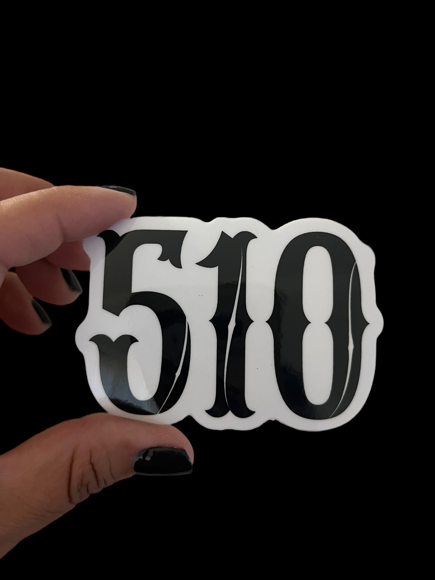510 Area Code Sticker