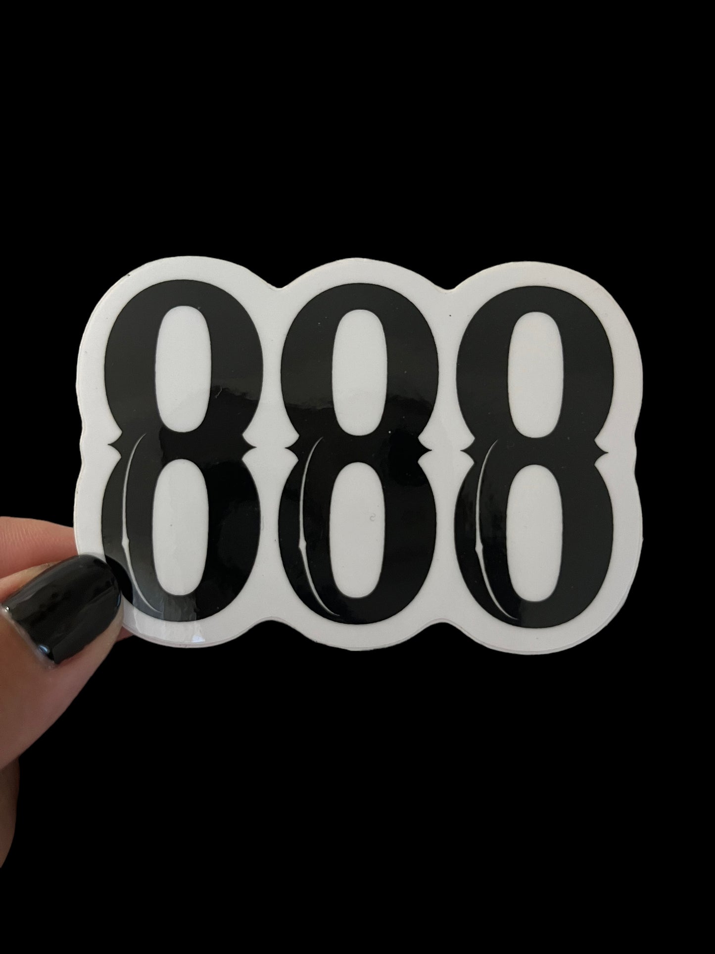 888 Angel/Spirit number Sticker