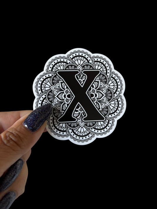 X Vinyl Sticker