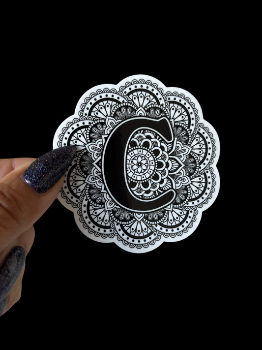 C Vinyl Sticker