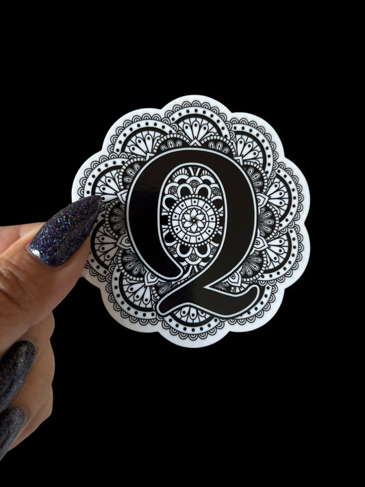 Q Vinyl Sticker